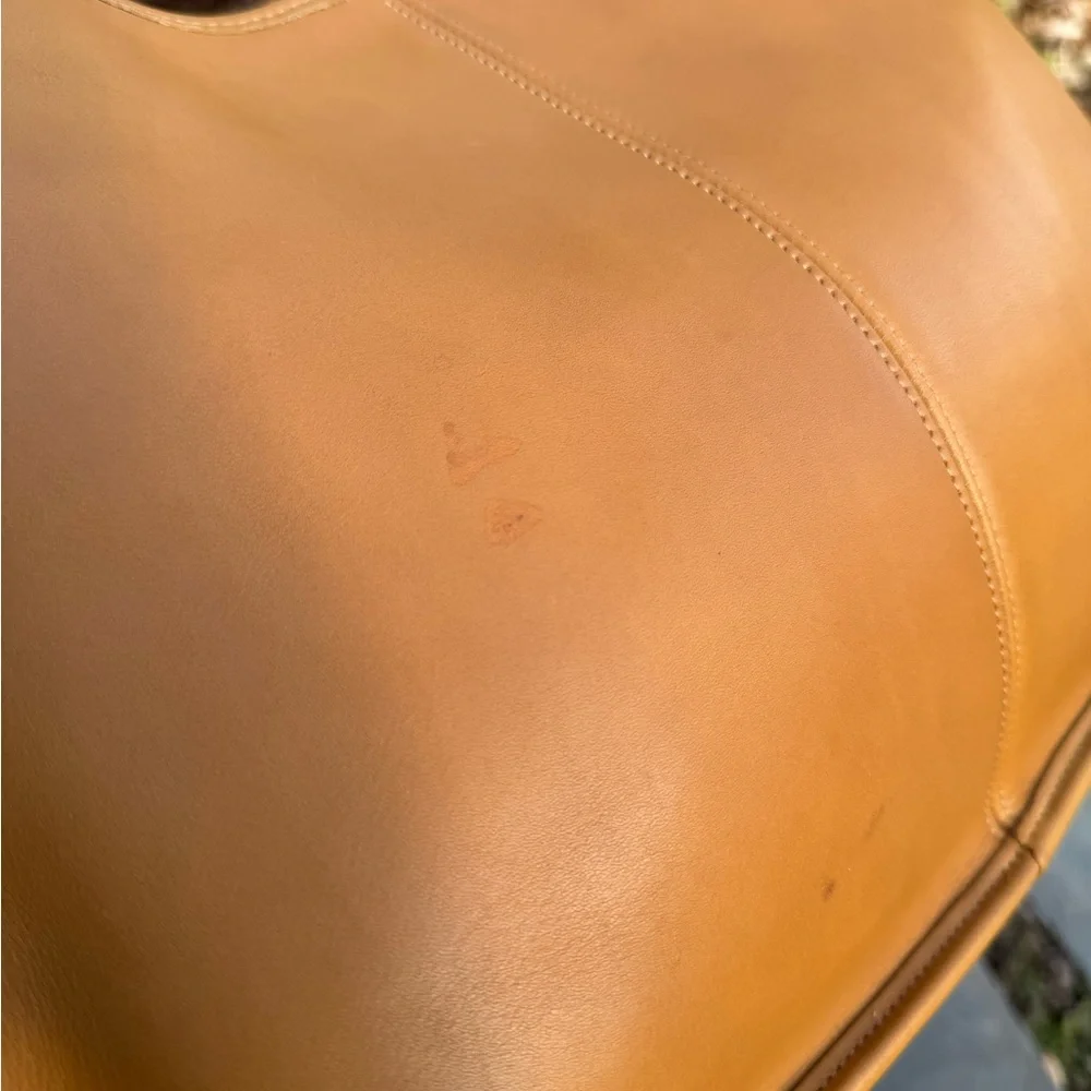 Rare Vintage Coach Ergo Shopper Shoulder Bag 9035 in “Toffee” Tan Leather - Picture 10 of 15